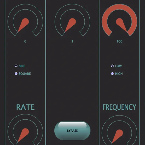 Screenshot of the Ring Modulator plugin